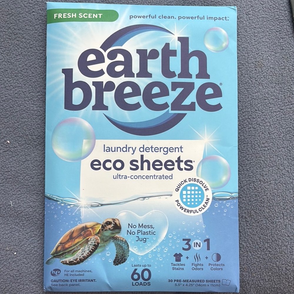 Eco Sheets Laundry Detergent - Blue